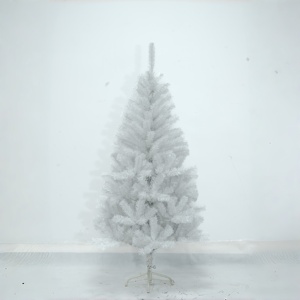 Árbol de Navidad Artificial Blanco Premium, Ramas Esponjosas y Realistas, Luces LED Solares, Decoración Festiva, Duradero para las Fiestas - Product Image 2