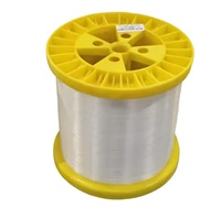 Fil monofilament 100% Nylon 6 Polyamide haute ténacité, absorbant l'humidité, antibactérien, pour machine à coudre, 0,08 mm, 0,12 mm