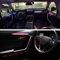 Pour Toyota RAV4 Wildlander, éclairage d'ambiance 2020-2026 |   Kit de clés Phantom à 24 LED effet ciel étoilé et écailles de dragon, contrôlable par application