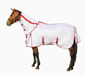 Équestre ventilé léger respirant été Anti-moustique prévenir les morsures tapis de cheval - Product Image 2