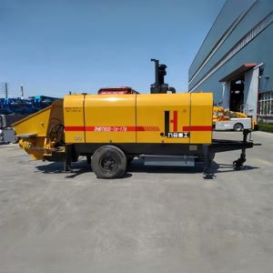 Bomba de Concreto Móvil Nueva de Fábrica JIUHE de China, Bomba de Concreto de Remolque de 80 Cbm para la Venta en Emiratos Árabes Unidos - Product Image 2