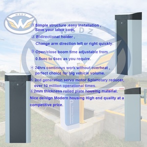Wonsun İtalyan tarzı ücretli istasyonu elektrik kapısı bariyer DC park bariyer yükselmeye kol bariyer - Product Image 2