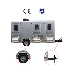 Remorque de nettoyage des toilettes 2025, personnalisée, préfabriquée, mobile, portable, avec douche VIP - Product Image 1