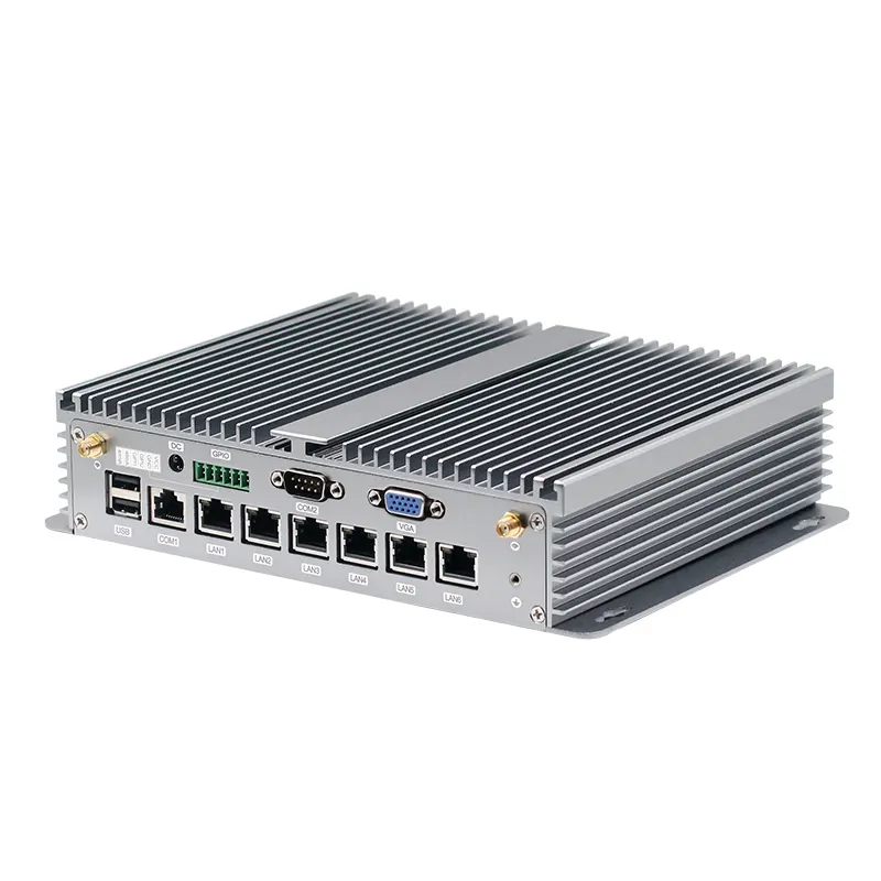 Firewall Mini Pc J1900 Cpu Quad Core Route J1900 Mini Pc 6 I211 Rj45 6 Lan Fanlees Pc