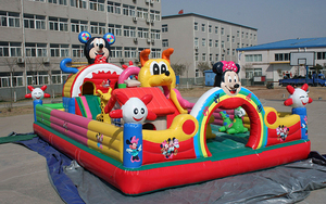 Lớn <span class=keywords><strong>Inflatable</strong></span> <span class=keywords><strong>Mickey</strong></span> Mouse Bouncer Jumping <span class=keywords><strong>Castle</strong></span> Với Slides Để Bán - Product Image 3