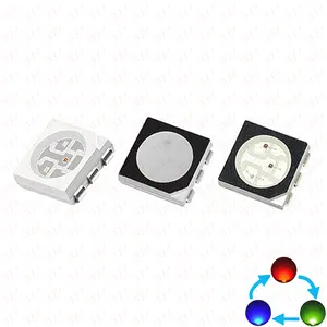 Tri-colors SMD 6-pin 5050 rgb led chip 0.2W dimmable smd led chip for Christmas led tree strip