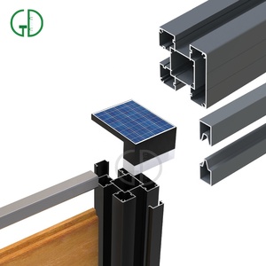 GD fabbrica eco-friendly Slip in alluminio recinzione profilo in legno metallo estrusione Post in alluminio senza ruggine <span class=keywords><strong>per</strong></span> recinzione Wpc - Product Image 1