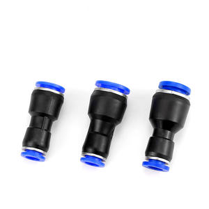 ข้อต่อเร็วแบบลดขนาดสำหรับท่อ PU ข้อต่อลมแบบตรง ทำจากทองเหลืองและพลาสติก สำหรับท่อ PG6-4/PG8-4/PG8-6 ขนาด 8 มม. ใช้ได้กับท่อหลากหลายประเภท - Product Image 2