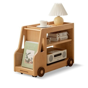 Jouets éducatifs en bois à tirer, grand chariot <span class=keywords><strong>de</strong></span> <span class=keywords><strong>rangement</strong></span> Montessori, jeux multifonctions, trotteur pour bébés et enfants - Product Image 2