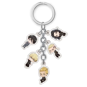 คอสเพลย์ <span class=keywords><strong>Tokyo</strong></span> <span class=keywords><strong>revengers</strong></span> พวงกุญแจอะนิเมะตัวละครอะนิเมะ Manjiro Ken Takemichi Hinatsushi Chibi จี้เครื่องประดับของขวัญ - Product Image 4