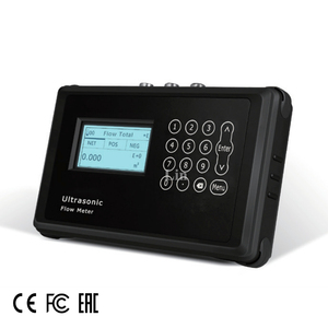 1% High Accuracy Portable Clamp on DN15 to DN1200mm Ultrasonic Water <b>Flow</b> <b>Meter</b> With 32G SD Card - Product Image 1