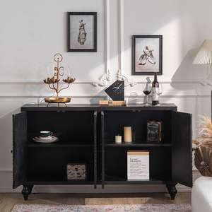 Salon nordique luxe noir français armoire de rangement Console cuisine salle à manger crédence <span class=keywords><strong>buffet</strong></span> <span class=keywords><strong>buffet</strong></span> - Product Image 2
