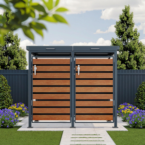 Wheelie Bin Hộp Lưu Trữ Nhà Vườn Sử Dụng Thùng Rác Có Thể Che Có Thể Khóa Thùng Rác Có Thể Lưu Trữ Kích Thước Lớn Wheelie Bin Hộp Với Mở Nắp - Product Image 1