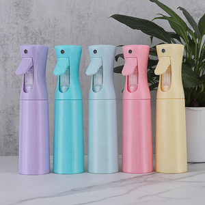 Botellas de Spray de Plástico de Alta Presión con Logotipo Personalizado, Color Amarillo y Negro, Pulverizador Continuo Ultrafino para Barberías y Salones de Belleza - Product Image 5