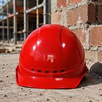 Casque de sécurité léger de style européen certifié CE pour les travailleurs, casque de sécurité industriel