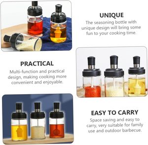 Wholesale Kitchen Supplies Seasoning Bottles Household Glass Bottles Oil Pots Cross-border Commercial Creative Seasoning Bottles - Product Image 6