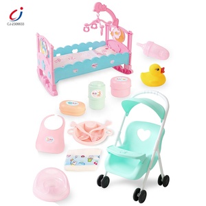 Poupée bébé fille en silicone avec 16 sons IC, boit et fait <span class=keywords><strong>pipi</strong></span>, jouet pour bébé, poupée en plastique de 14 pouces - Product Image 2