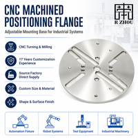 Disque de montage réglable à bride ronde usiné CNC sur mesure pour pièces d'équipement d'automatisation