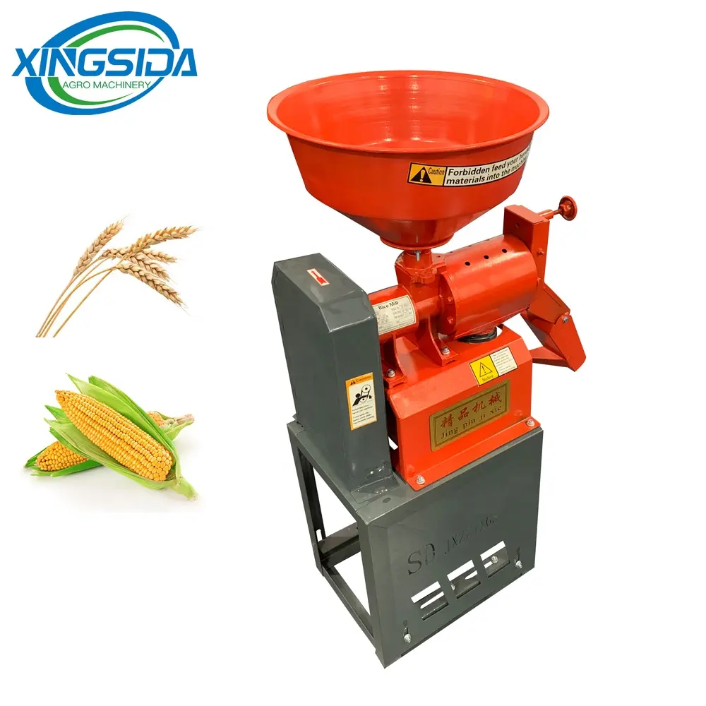 Heiß verkaufende Einzelgebläse-Reismühle maschinen ausrüstung/Reismahl maschine für Familien