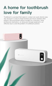 2025 Oplaadbare Uvc Tandenborstel Sterilisator Houder Uv-C Led Licht 99.9% Sterilisatie Tarief Voor Tandenborstel En Scheermes - Product Image 4
