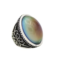 Bagues changeantes de couleur pour couples, bijoux de mode personnalisés, bagues magiques changeantes de couleur