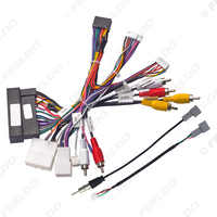 Câble de faisceau de câblage Audio de voiture 16 broches avec boîte Cabus pour hyundai Sonata 9 (2015), Support d'amplificateur, fil d'installation stéréo