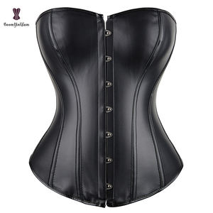 Corsetto Da Donna In PVC Lucido Top In Pelle PU Sottoseno - Foto 11