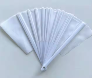 Éventail en plastique peint écologique en gros - Product Image 3
