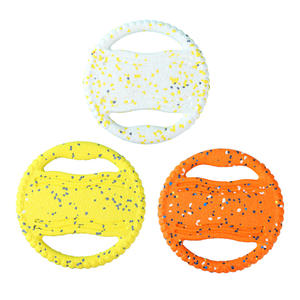 Jouets d'entraînement pour chiens en ETPU, écologiques, rechargeables, interactifs, pour l'extérieur : disque volant, anneau, <span class=keywords><strong>jouet</strong></span> à mâcher, <span class=keywords><strong>jouet</strong></span> de tirage à la corde, volant - Product Image 1