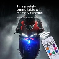 Lumière d'avion télécommandée sans fil, lumière stroboscopique pour voiture, lumière de navigation LED colorée, rechargeable par USB, étanche