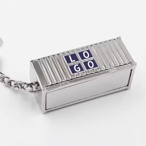 Oem Manufacturer Corporate Promotional Items <strong>Keychain</strong> Made Custom Logo 3d <strong>Mini</strong> Keyring Shipping Container <strong>Key</strong> <strong>Chain</strong> - Product Image 3