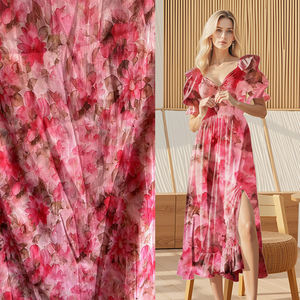 Telas Estampadas al Por Mayor de Fábrica, Telas de Organza Estampadas para Vestidos, Diseño Original, Telas de Organza Estampadas - Product Image 1