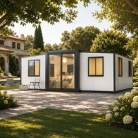 Maison préfabriquée de luxe en conteneur, moderne, extensible, prête à être expédiée, fabriquée en Chine