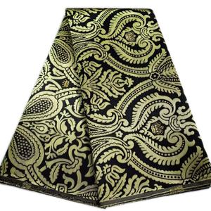 गर्म बिक्री के नए कारखाने थोक मूल्य लोकप्रिय ब्रोकेड जाक्वार्ड डैम्स्क फीके कपड़े गुलाबी रंग 5 गज - Product Image 4