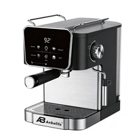 Cafetera Espresso Anbolife de 20 Bares con Control Digital, Válvula de Seguridad, Cappuccino, Filtro Doble de Acero Inoxidable, OEM