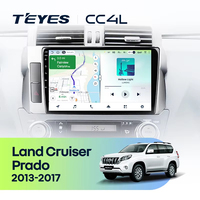 TEYES CC4L pour Toyota Land Cruiser Prado 150 2013 - 2017 CarPlay Android Auto 2DIN Autoradio Radio multimédia stéréo