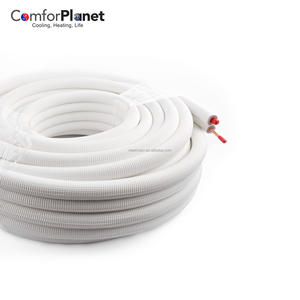 Hvacr ท่อทองแดงหุ้มฉนวนสีขาว20เมตรพร้อมฉนวนระบบอากาศ hvacr สารทำความเย็นพิเศษ - Product Image 2