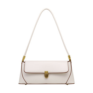 Popular Lady Messenger Handbags High Waist Vintage Dress Style with Hasp Closure <b>Cute</b> Fashionable Candy Genuine <b>Purses</b> Factory - Product Image 1