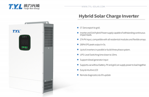 Système solaire hybride à onde sinusoïdale pure 12KW hors réseau avec chargeur MPPT pour système de stockage d'énergie domestique, batterie de secours 48120V150-500P haute performance - Product Image 5