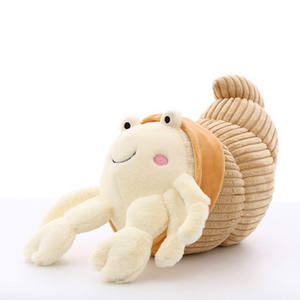 Oreiller en forme de crabe hermès mignon, Promotion en gros, jouet en peluche d'anniversaire, cadeau, Simulation d'animal marin, filet, poupée rouge - Product Image 3