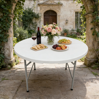 Table pliante de banquet de haute qualité 2026 pour jardin, extérieur, mariage, portable avec poignée