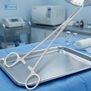 Pinzas Hemostáticas de Acero Inoxidable, Instrumentos Quirúrgicos con Certificación CE, Tamaños de 12 cm/17,5 cm para Cirugía General y Uso Hospitalario - Product Image 4