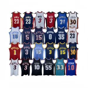 Câu Lạc Bộ Bóng rổ ở Mỹ phong cách retro hoa bóng rổ Jersey thiết kế quickdry bóng rổ mặc cho M & N