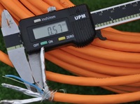 Kualitas tinggi 100% Bare tembaga UTP CAT6/CAT5/CAT7/CAT8 jaringan Ethernet kabel SFTP luar ruangan kabel warna kotak 305M tembaga murni