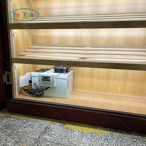 Vitrine à cigares et tabac avec éclairage LED et présentoir en cèdre espagnol pour magasins de détail et centres commerciaux - Product Image 4