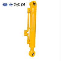 Vérin hydraulique à double effet soudé sur mesure avec amortisseur pour équipement lourd
