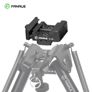 Arca-swiss Hợp kim nhôm <span class=keywords><strong>Bipod</strong></span> Adapter phát hành nhanh chóng kẹp gắn kết cho fanaue Tripod Heads - Product Image 3