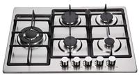 Modèle OEM/ODM de haute qualité, neuf, avec 5 cuisinières intégrées, équipé d'une cuisinière à gaz en acier inoxydable de 90 centimètres