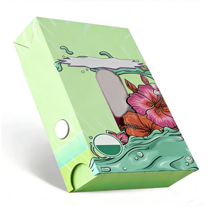 Child Proof <b>Drawer</b> Style Paper Box with Push Botton and Soft Touch Finish - Product Image 4