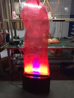 Lampe à flamme à usage intérieur de 20cm pour décoration d'ambiance environnementale